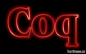 Coq テキスト効果