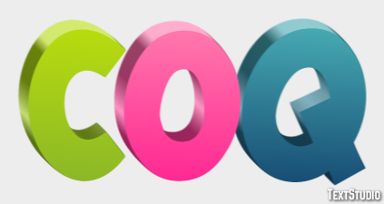 Coq テキスト効果