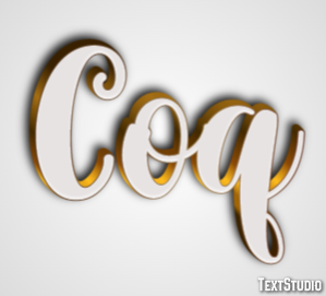Coq Effet de Texte