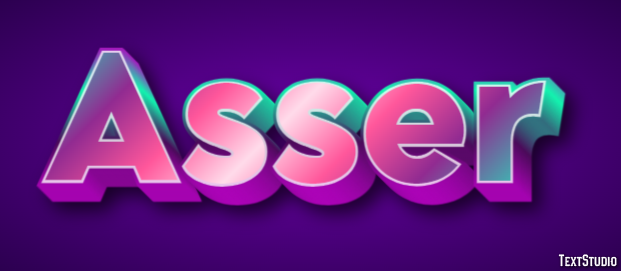 Asser Text Effect