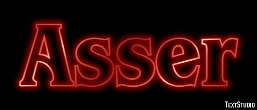 Asser Text Effect