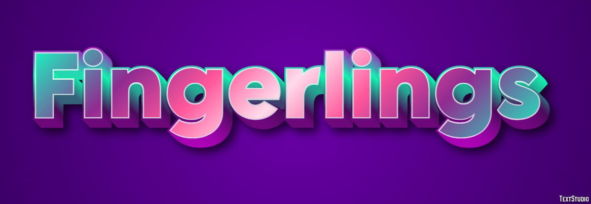 Fingerlings Efecto de Texto