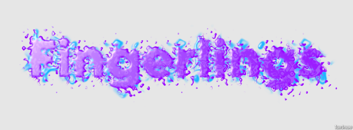 Fingerlings Efecto de Texto