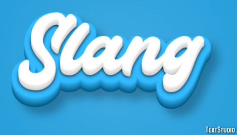 Slang Effetto testo