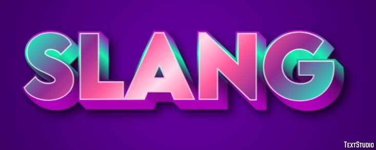 Slang Effetto testo