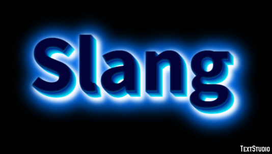 Slang Effetto testo
