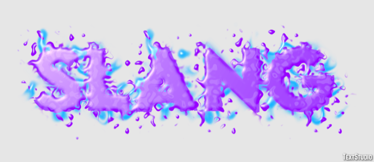 Slang Texteffekt