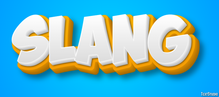 Slang Effetto testo
