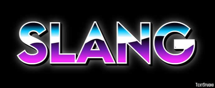 Slang Effetto testo