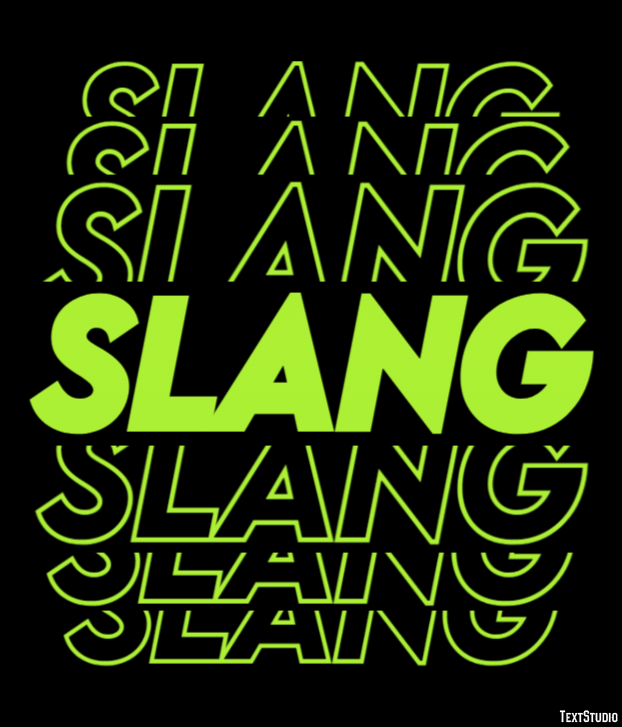 Slang Texteffekt