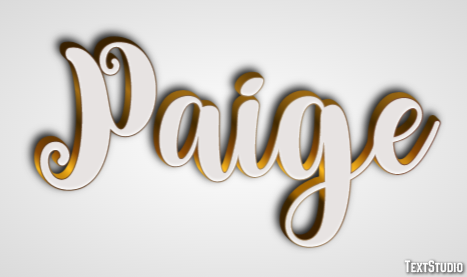 Paige Efekt tekstowy
