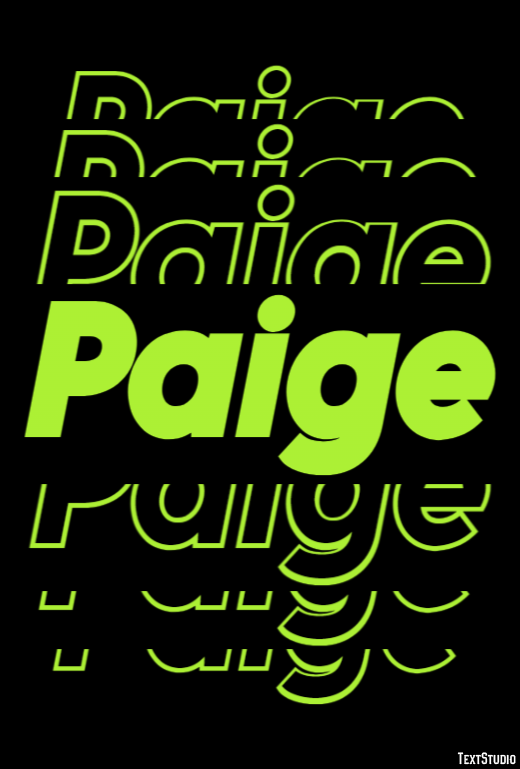 Paige テキスト効果