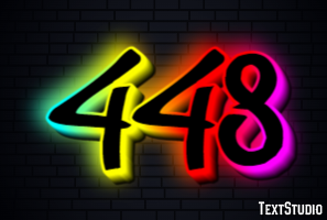 448 Text Effect