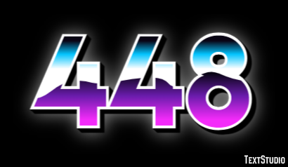 448 Text Effect