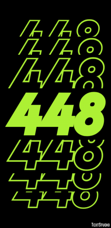 448 Text Effect