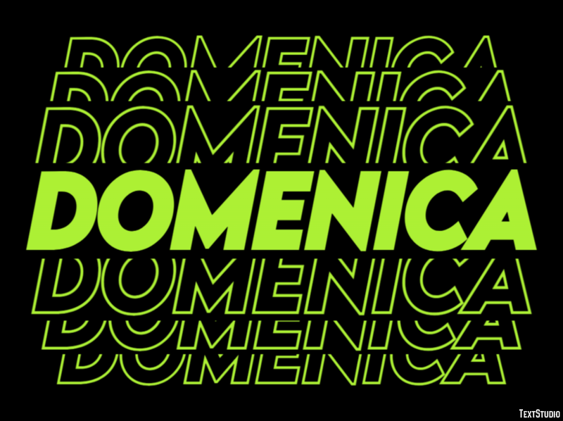 Domenica Effetto testo