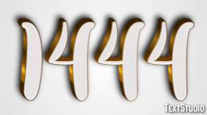 1444 Text effect