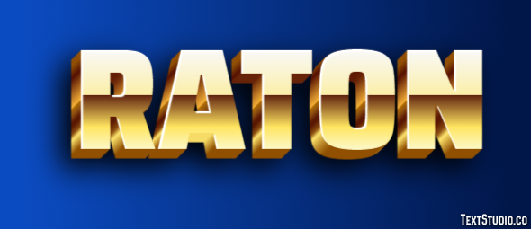 Raton Text effect