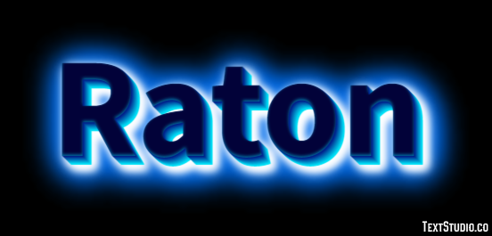 Raton Efecto de Texto