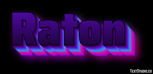 Raton Text effect