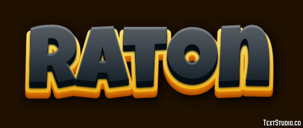 Raton Text effect