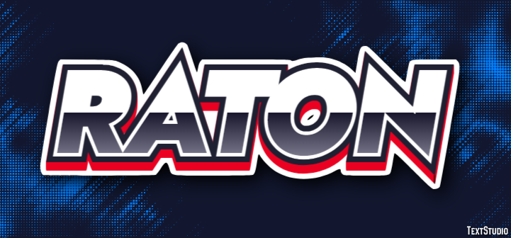 Raton Effet de Texte