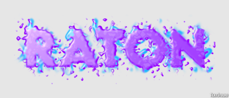 Raton Effet de Texte