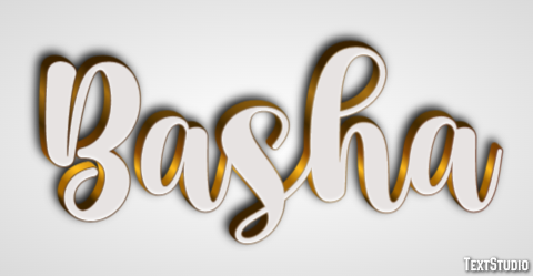 Basha Tekst Effect