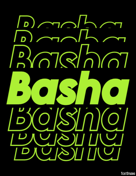 Basha Text Effect