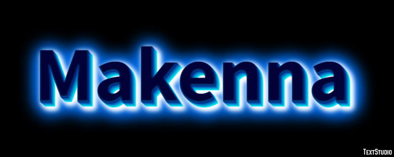 Makenna Эффект текста