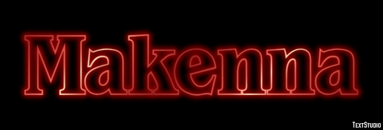 Makenna Efekt tekstowy