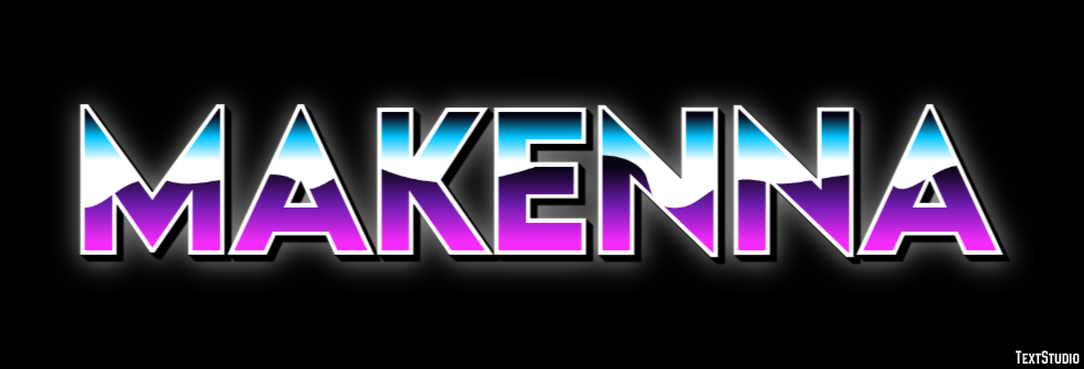 Makenna Эффект текста