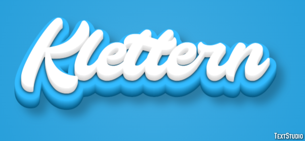 Klettern Effetto testo