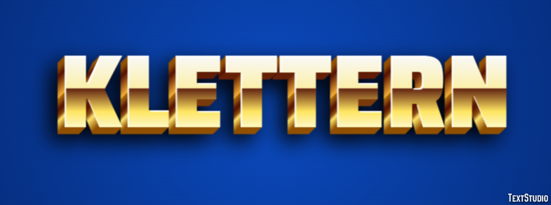 Klettern Effetto testo