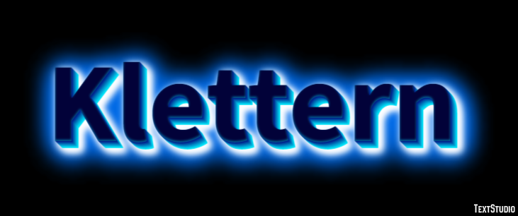 Klettern Effetto testo