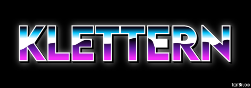 Klettern Effetto testo