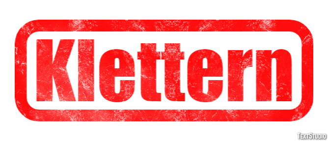 Klettern Effetto testo