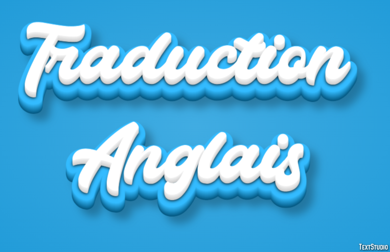 Traduction Anglais Texteffekt