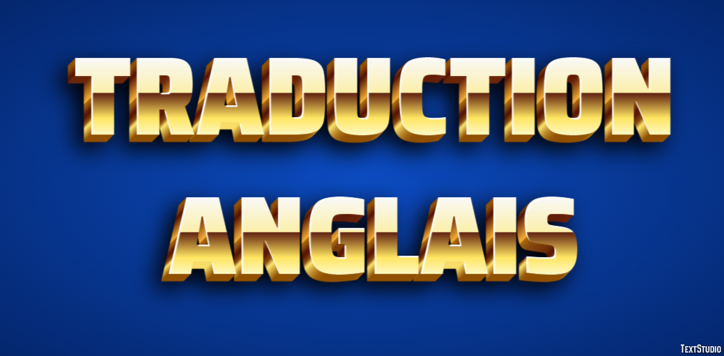Traduction Anglais Texteffekt