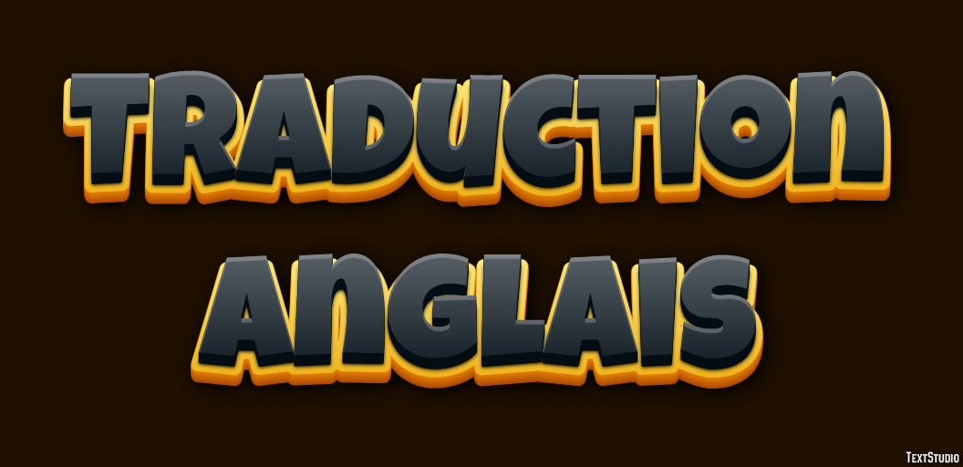 Traduction Anglais Efeito de texto