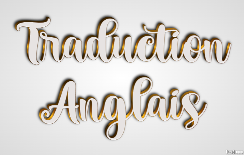 Traduction Anglais Texteffekt