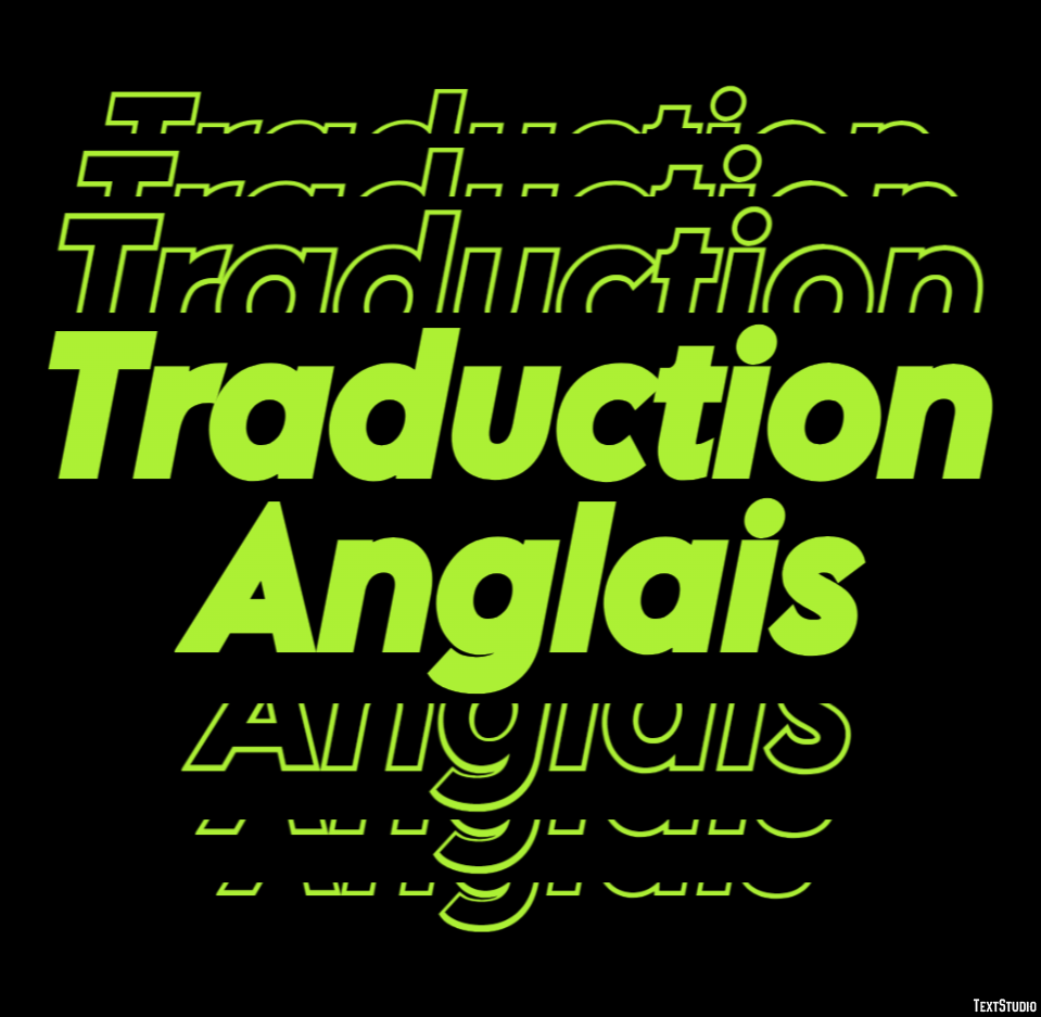 Traduction Anglais Texteffekt