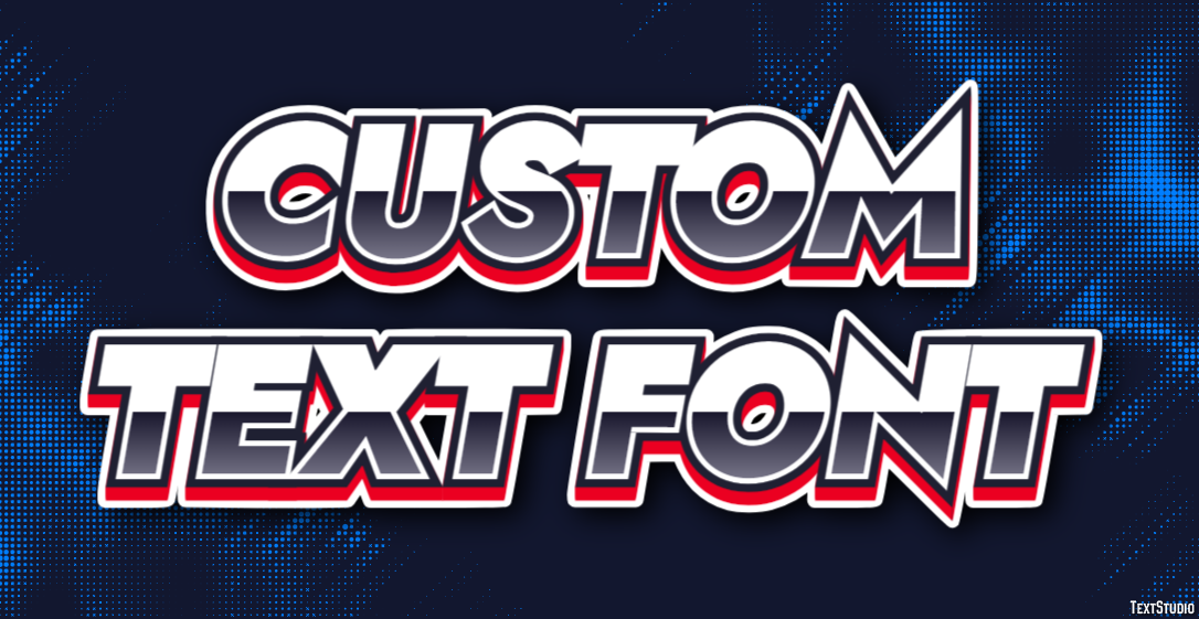 Custom Text Font テキスト効果