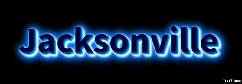 Jacksonville テキスト効果