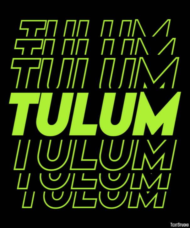 Tulum Efekt tekstowy