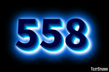 558 Efecto de Texto