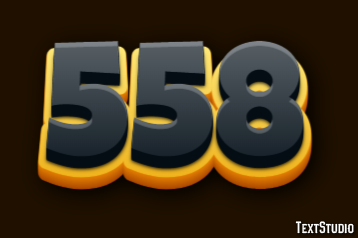558 Efeito de texto