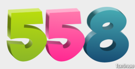 558 Texteffekt