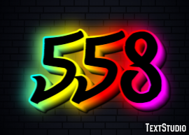558 Texteffekt
