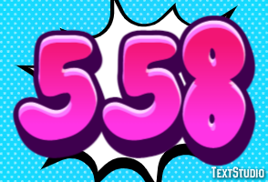 558 Efecto de Texto